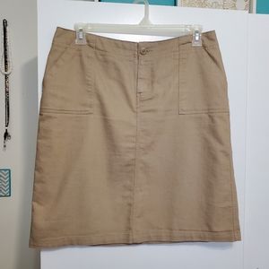 Cato Tan Khaki Skirt